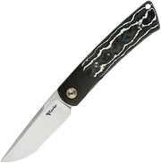 Reate Tribute Liner Lock White Storm Folding Knife — Bohler M390 [REA152] — product view 1