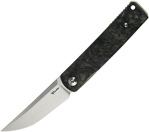 Reate Bushido Liner Lock Dark Matter Purple Folding Knife — Bohler M390 [REA156] — product view 1