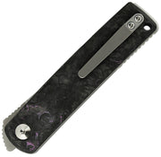Reate Bushido Liner Lock Dark Matter Purple Folding Knife — Bohler M390 [REA156] — product view 2