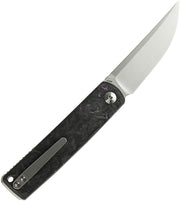 Reate Bushido Liner Lock Dark Matter Purple Folding Knife — Bohler M390 [REA156] — product view 3