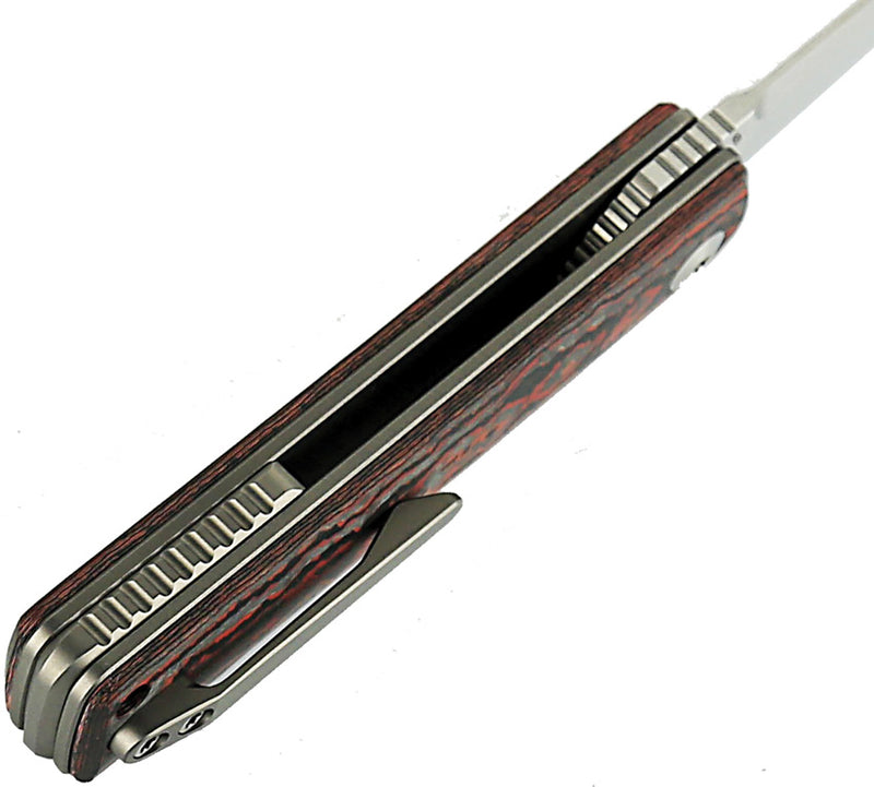 Reate Bushido Liner Lock Lava Flow Folding Knife — Bohler M390 [REA159] — product view 4