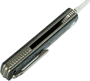 Reate Bushido Liner Lock Arc Storm Folding Knife — Bohler M390 [REA160] — product view 4