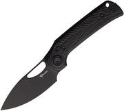 Reate PL-XE Pivot Lock Black Micarta PVD Folding Knife — Nitro V [REA168] — product view 1