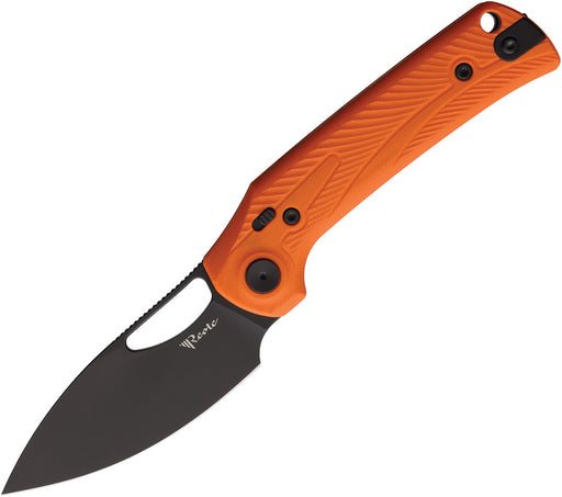 Reate PL-XE Pivot Lock Orange G10 PVD Folding Knife — Nitro V [REA174] — product view 1