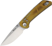 Reate PL-XT Pivot Lock Ultem Stonewash Folding Knife — Nitro V [REA177] — product view 1