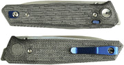 Reate PL-6 Pivot Lock Black Micarta Folding Knife — Nitro V [REA185] — product view 2