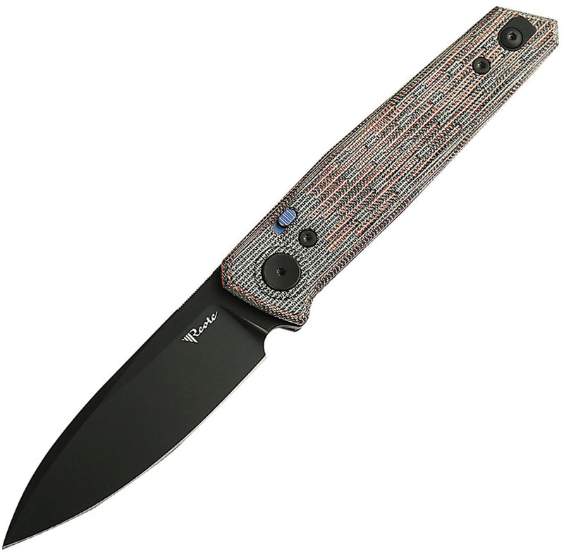Reate PL-6 Pivot Lock Red Micarta Folding Knife — Nitro V [REA187] — product view 1