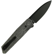 Reate PL-6 Pivot Lock Black Micarta Folding Knife — Nitro V [REA189] — product view 3
