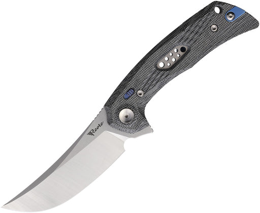 Reate PL-7 Pivot Lock Black Micarta Folding Knife — Nitro V [REA193] — product view 1