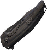 Reate Jack Jr Frame Lock Folding Knife — CPM S30V / Black [REA199] — product view 2