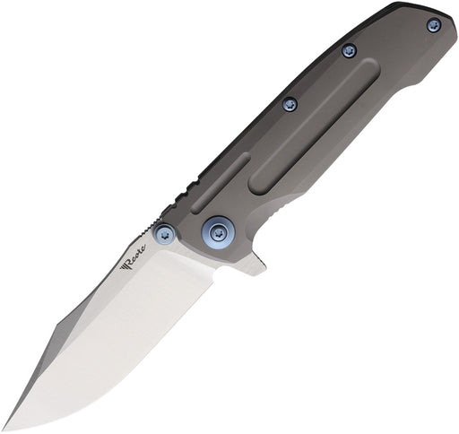 Reate 9D-V2 Frame Lock Bead Blast Folding Knife — 154CM [REA202] — product view 1