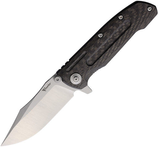 Reate 9D-V2 Frame Lock Black DLC Folding Knife — 154CM [REA204] — product view 1