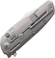 Reate 9D-V2 Frame Lock Black DLC Folding Knife — 154CM [REA204] — product view 2
