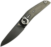 Reate VK Tron Detent Action Black DLC Folding Knife — Bohler M390 [REA217] — product view 1