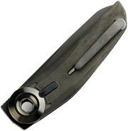 Reate VK Tron Detent Action Black DLC Folding Knife — Bohler M390 [REA217] — product view 2