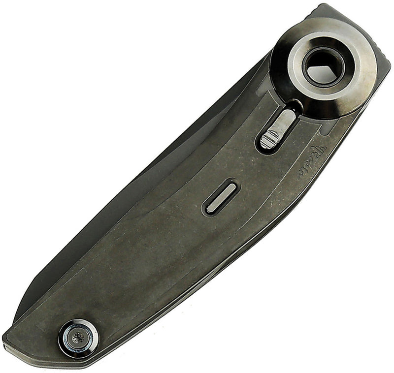 Reate VK Tron Detent Action Black DLC Folding Knife — Bohler M390 [REA217] — product view 3
