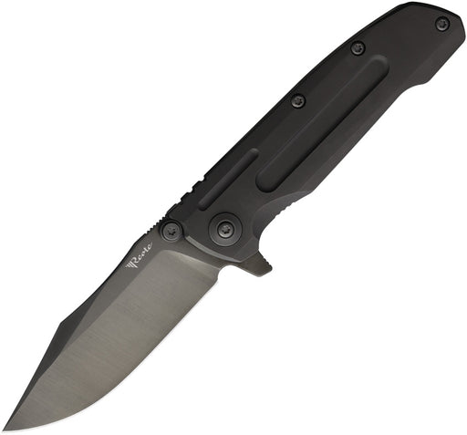Reate 9DV2 Frame Lock Ti Black DLC Folding Knife — CPM-154 [REA224] — product view 1