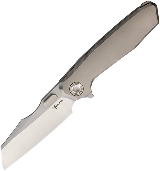 Reate Mantis Inset Liner Lock Bead Blast Folding Knife — Elmax [REA232] — product view 1