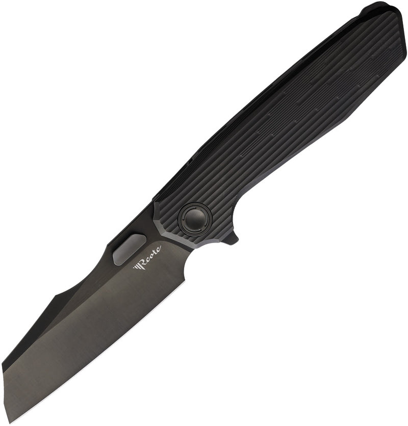 Reate Mantis Inset Liner Lock DLC Folding Knife — Elmax / Black [REA235] — product view 1