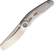 Reate VK-CLU Liner Lock Gray Folding Knife — Elmax [REA243] — product view 1