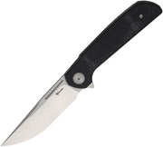 Reate Remedy Frame Lock Black Folding Knife — Elmax [REA251] — product view 1