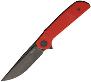 Reate Remedy Frame Lock Red Folding Knife — Elmax [REA256] — product view 1