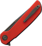 Reate Remedy Frame Lock Red Folding Knife — Elmax [REA256] — product view 2