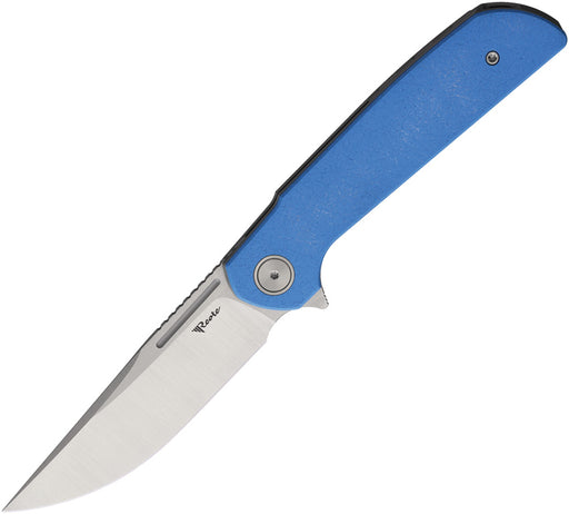 Reate Remedy Frame Lock Blue Folding Knife — Elmax [REA257] — product view 1