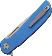 Reate Remedy Frame Lock Blue Folding Knife — Elmax [REA257] — product view 2