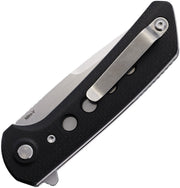 Reate PL-XF Pivot Lock Black Micarta Stonewash Folding Knife — Nitro V [REAPLXF11] — product view 2