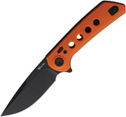 Reate PL-XF Pivot Lock Orange G10 PVD Folding Knife — Nitro V [REAPLXF6] — product view 1
