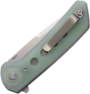 Reate PL-XF Pivot Lock Jd G10 Stonewash Folding Knife — Nitro V / Green [REAPLXF7] — product view 2