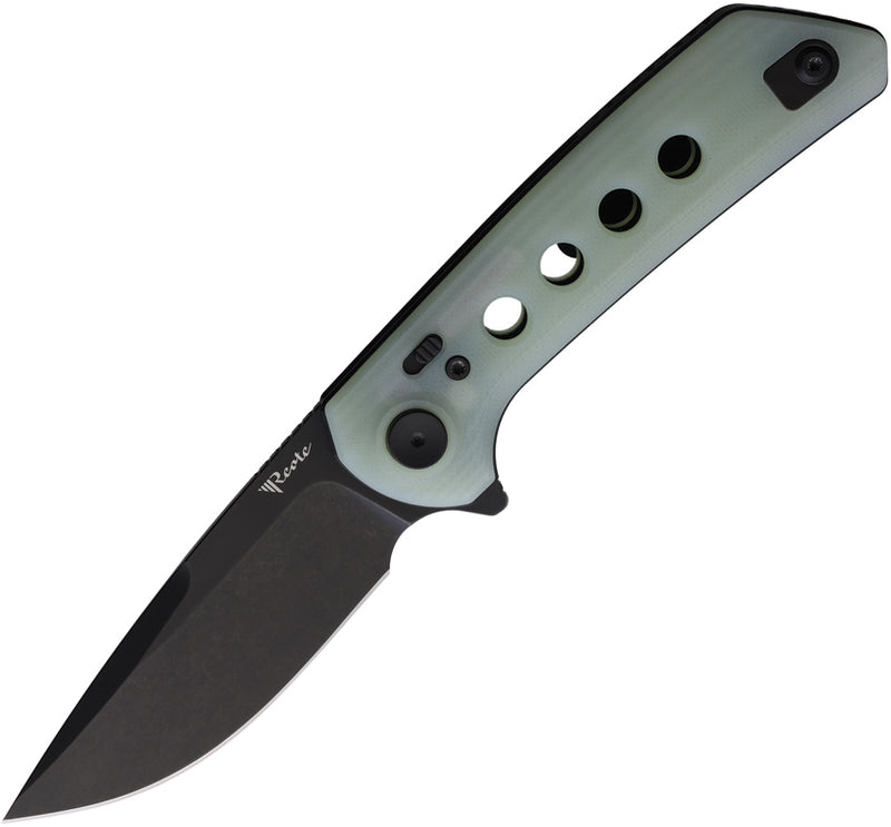 Reate PL-XF Pivot Lock Jd G10 PVD Folding Knife — Nitro V / Green [REAPLXF8] — product view 1