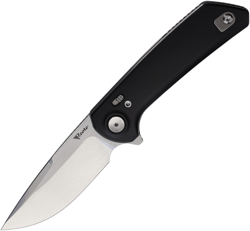 Reate PL-XF Pivot Lock Black Al Stonewash Folding Knife — Nitro V [REAPLXFA1] — product view 1