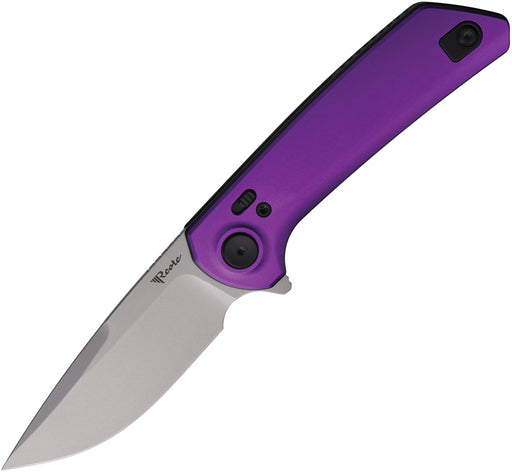 Reate PL-XF Pivot Lock Pur Stonewash Folding Knife — Nitro V / Purple [REAPLXFA5] — product view 1