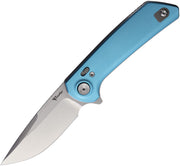 Reate PL-XF Pivot Lock Blue Folding Knife — Nitro V [REAPLXFA7] — product view 1