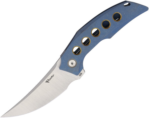 Reate Velocity Frame Lock Blue/Bz Folding Knife — Elmax [REAVEL2] — product view 1