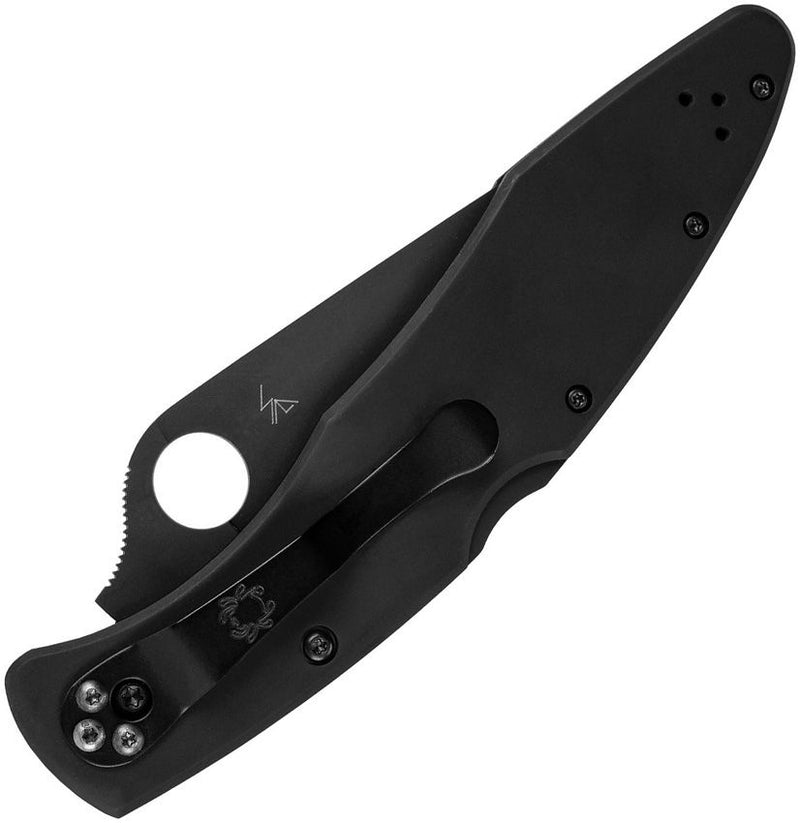 Spyderco Police Model Lockback Black (Black) (4.25" Black) [C07BKP] - Image 2