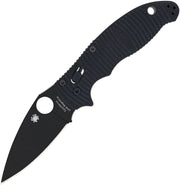 Spyderco Manix 2 Ball Bearing Lock Salt (Black) (3.38" Black) [C101GMCBKP2]