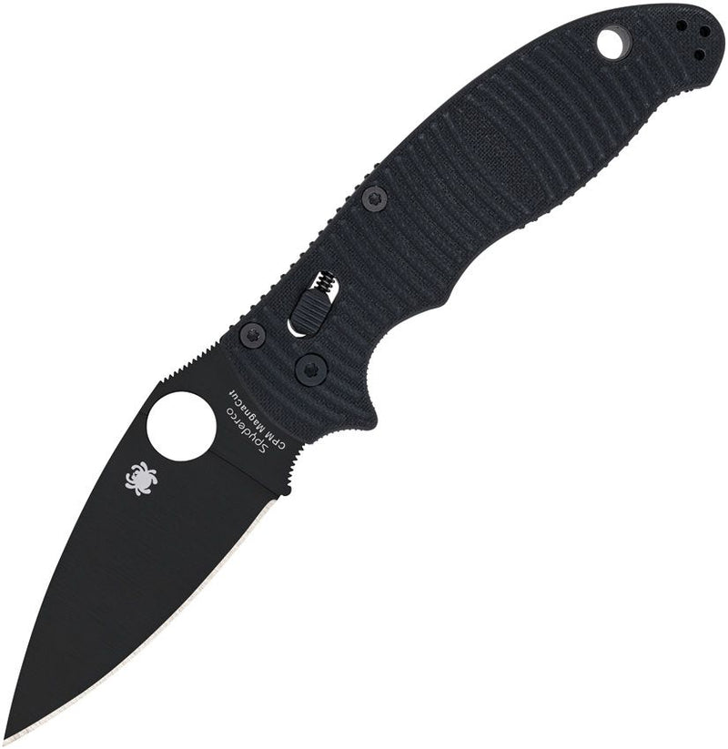 Spyderco Manix 2 Ball Bearing Lock Salt (Black) (3.38" Black) [C101GMCBKP2]