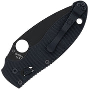 Spyderco Manix 2 Ball Bearing Lock Salt (Black) (3.38" Black) [C101GMCBKP2] - Image 2