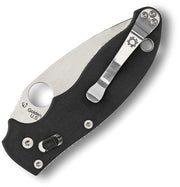 Spyderco Manix 2 Ball Bearing Lock (Black) (3.38" Satin) [C101GP2] - Image 2