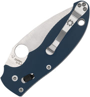 Spyderco Manix 2 Ball Bearing Lock (Blue) (3.38" Satin) [C101GPCBL2] - Image 2