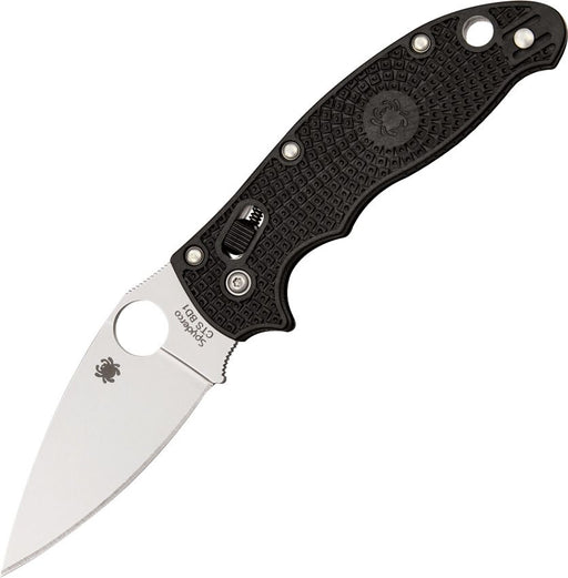 Spyderco Manix 2 Ball Bearing Lock (Black) (3.38" Satin) [C101PBK2]