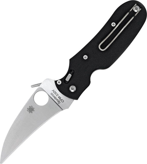 Spyderco PKal Folder (Black) (30" Satin) [C103GP]