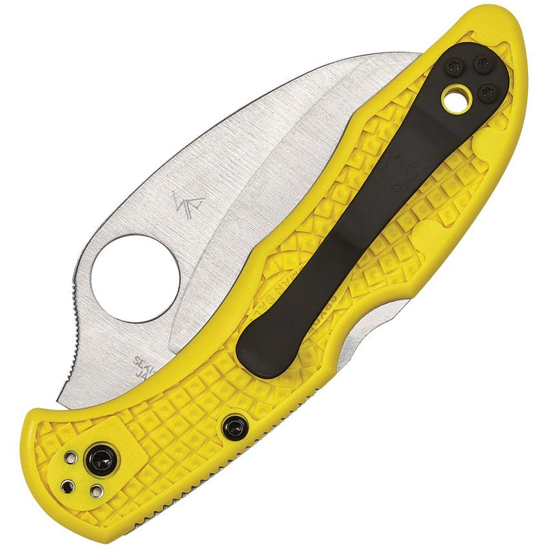 Spyderco Tasman Salt 2 Lockback (Red) (2.75" Satin) [C106PYL2] - Image 2
