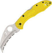 Spyderco Tasman Salt 2 Lockback (Red) (2.75" Satin) [C106SYL2]