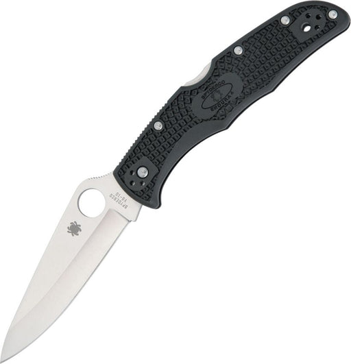 Spyderco Endura 4 Lockback Black (Black) (3.75" Satin) [C10PBK]