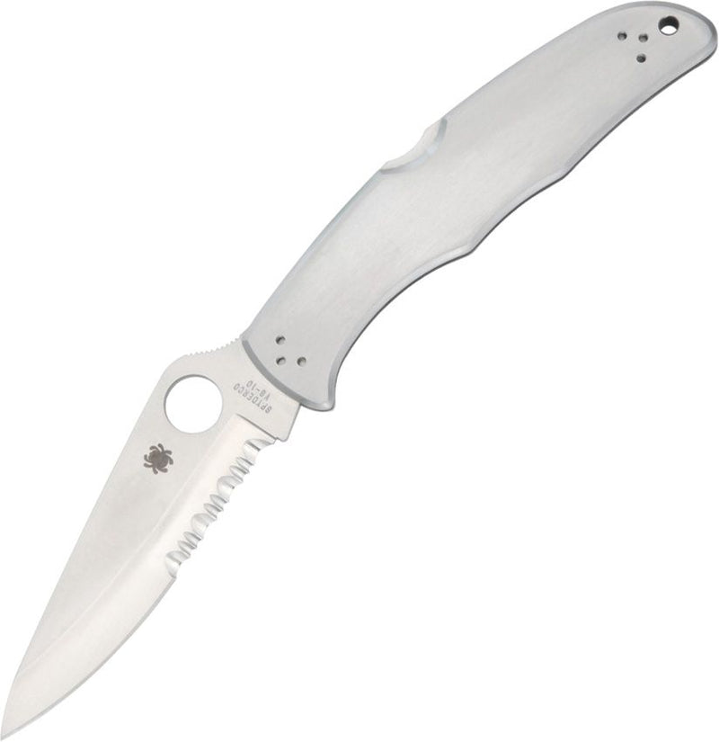 Spyderco Endura 4 Lockback (Stainless) (3.75" Satin) [C10PS]