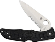 Spyderco Endura 4 Lockback (Black) (3.75" Satin) [C10PSBK] - Image 2